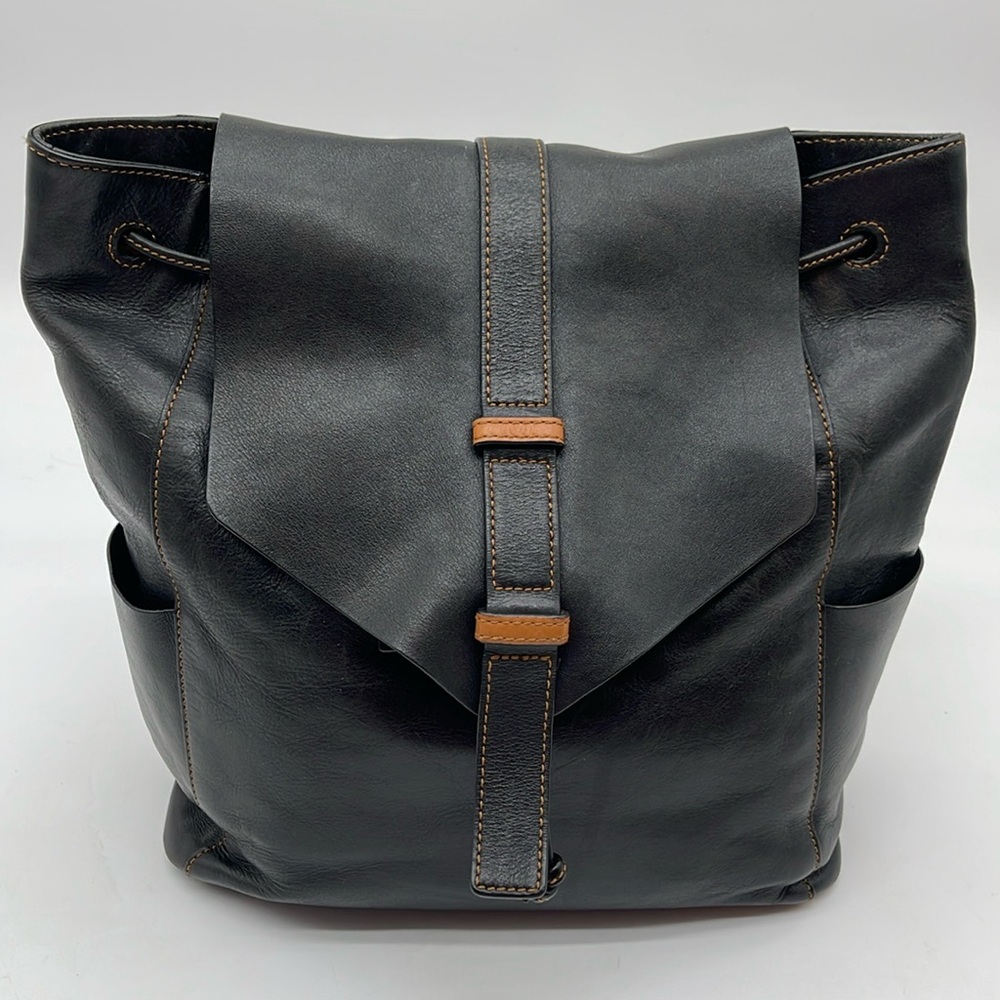 Vera Bradley Black Leather Backpack